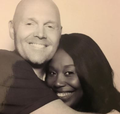 Robert Edmund Burr son Bill Burr and daughter-in-law Nia.